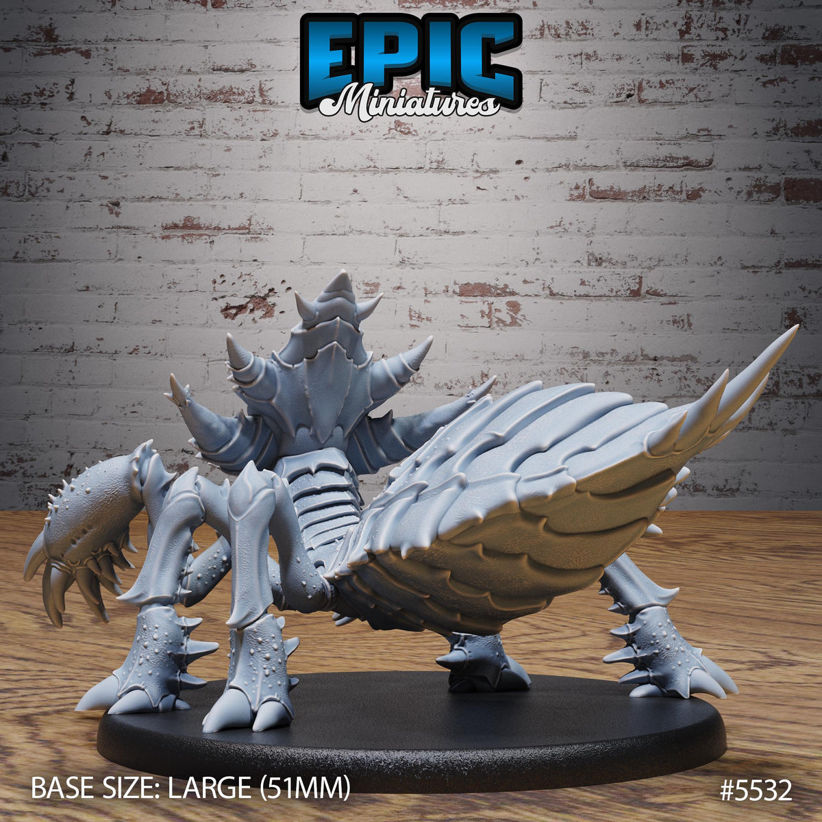 Ankheg Option #5534 front DND miniature Monster Frenzy 16k resin