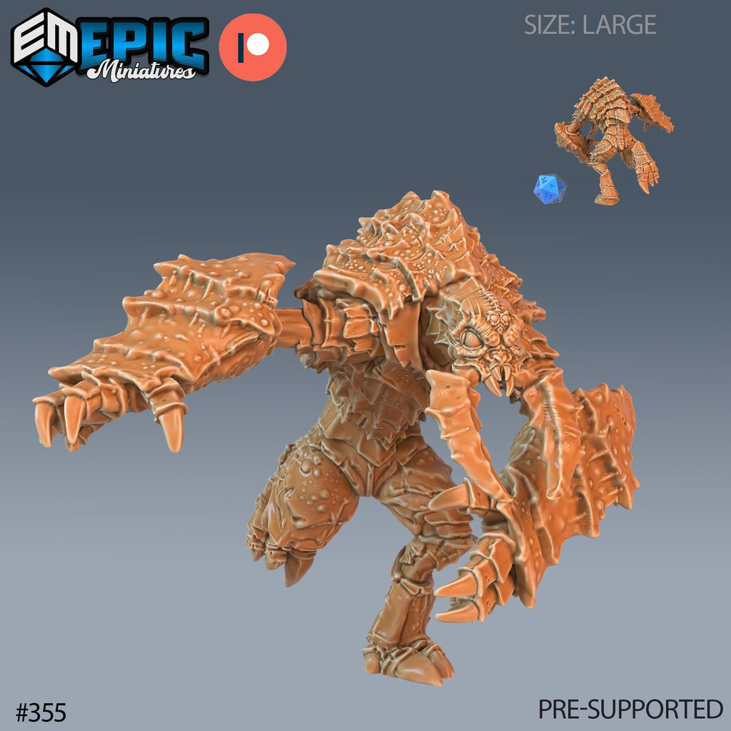 Umber Hulk Set of 5 DND Minis | Monster Rampage Collection | TTRPG | Chult Tomb of Annihilation Wildemount Out of the Abyss Option #355 front DND miniature  16k resin