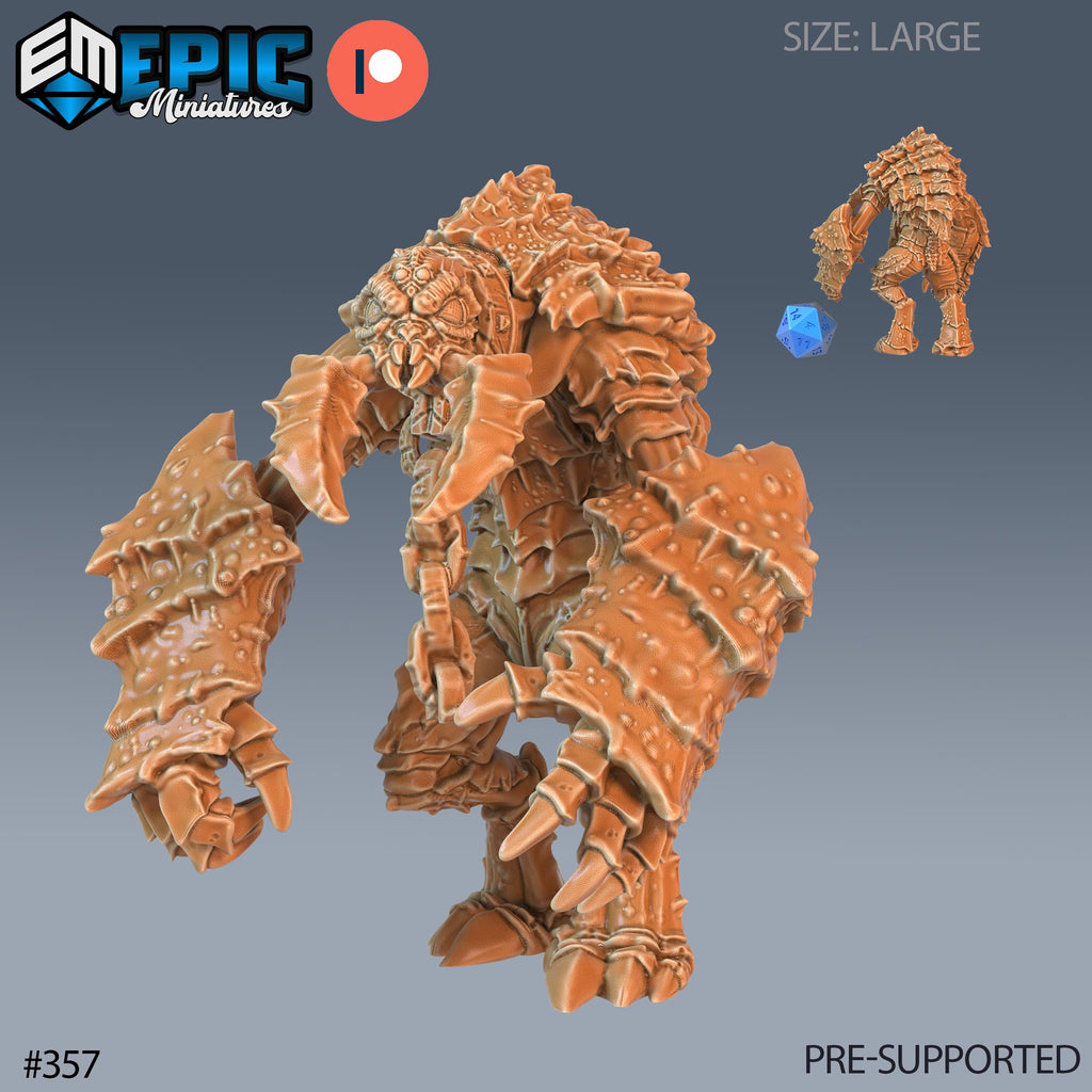 Umber Hulk Set of 5 DND Minis | Monster Rampage Collection | TTRPG | Chult Tomb of Annihilation Wildemount Out of the Abyss Option #357 front DND miniature  16k resin