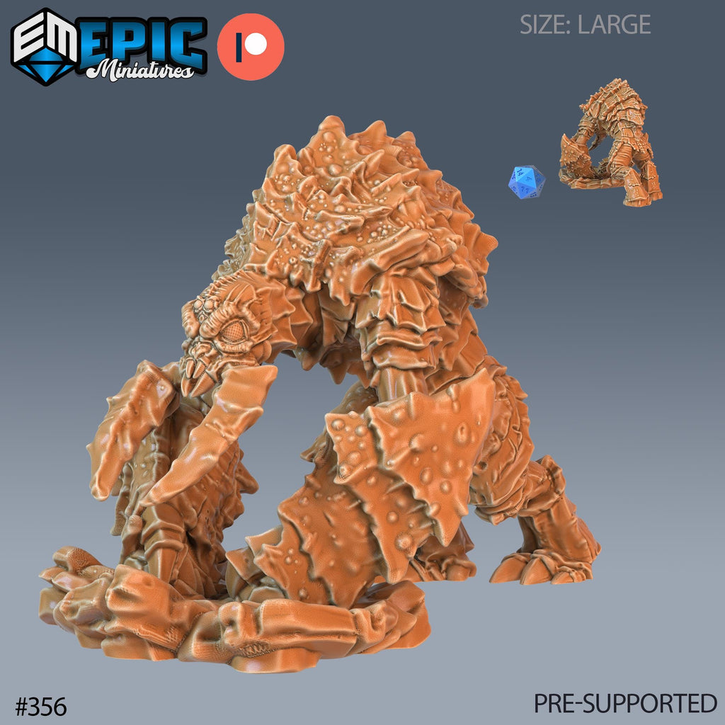 Umber Hulk Set of 5 DND Minis | Monster Rampage Collection | TTRPG | Chult Tomb of Annihilation Wildemount Out of the Abyss Option #356 front DND miniature  16k resin