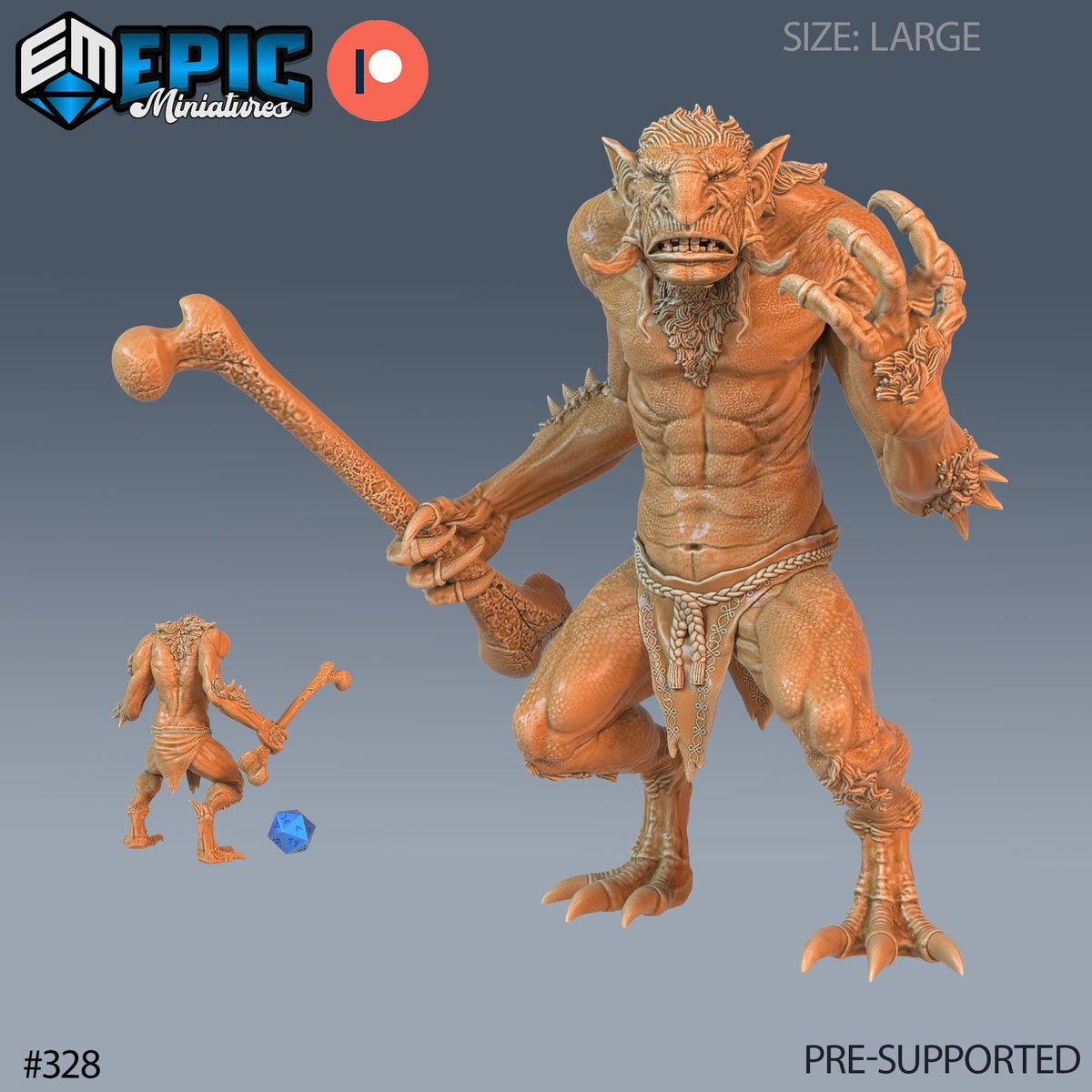 Forest Troll Set of 3 DND Minis | Monster Rampage Collection | TTRPG | Chult Tomb of Annihilation Wildemount Out of the Abyss Option #328 front DND miniature  16k resin