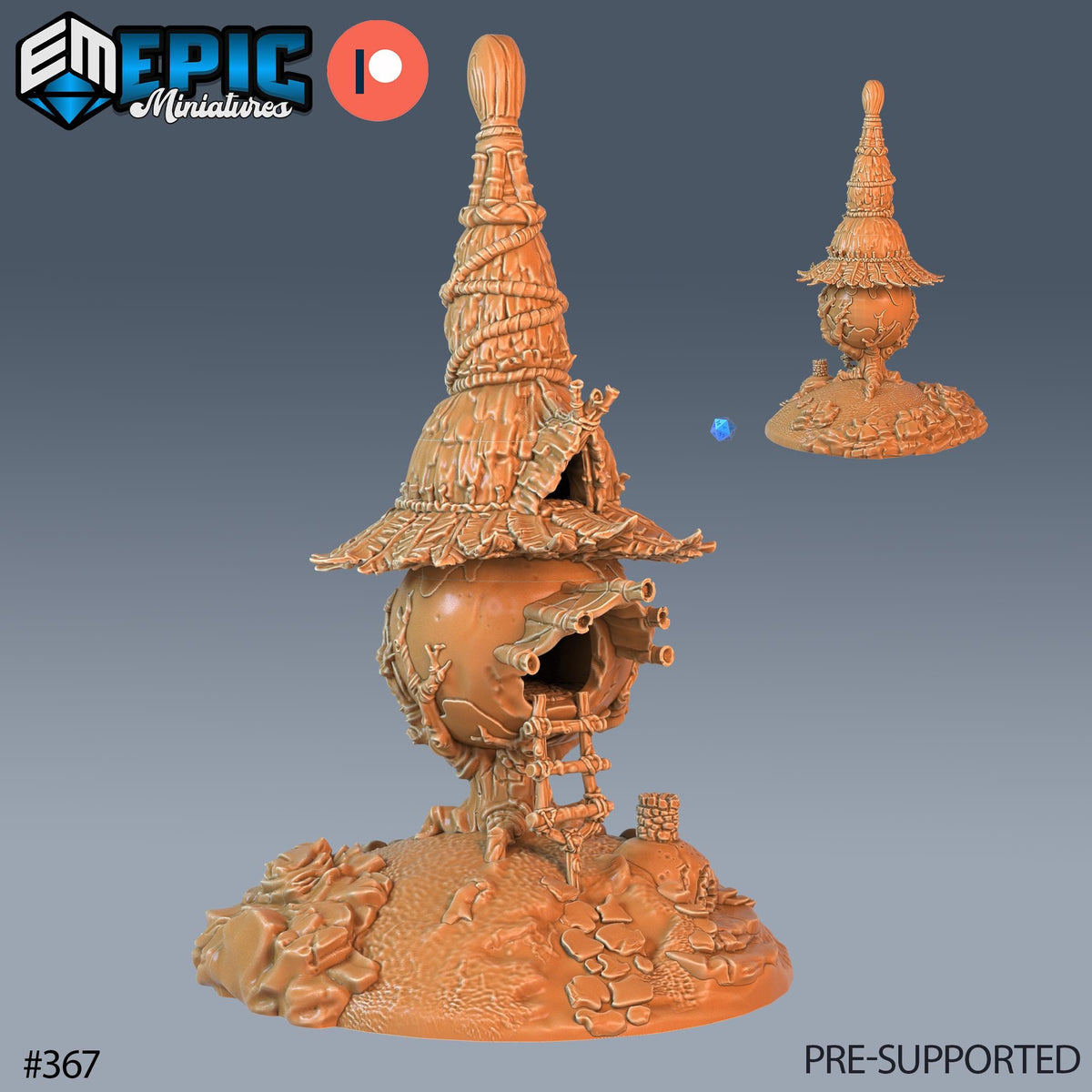 Goblin Village Treehouse Scatter Terrain DND Minis | Monster Rampage Collection | TTRPG | Chult Tomb of Annihilation Wildemount Abyss DND miniature photo 2