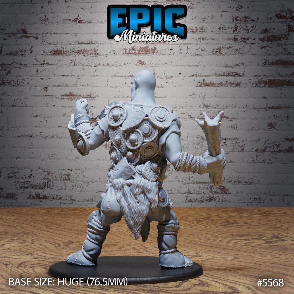 Shield Hill Giant Option #5568 back DND miniature Monster Frenzy 16k resin