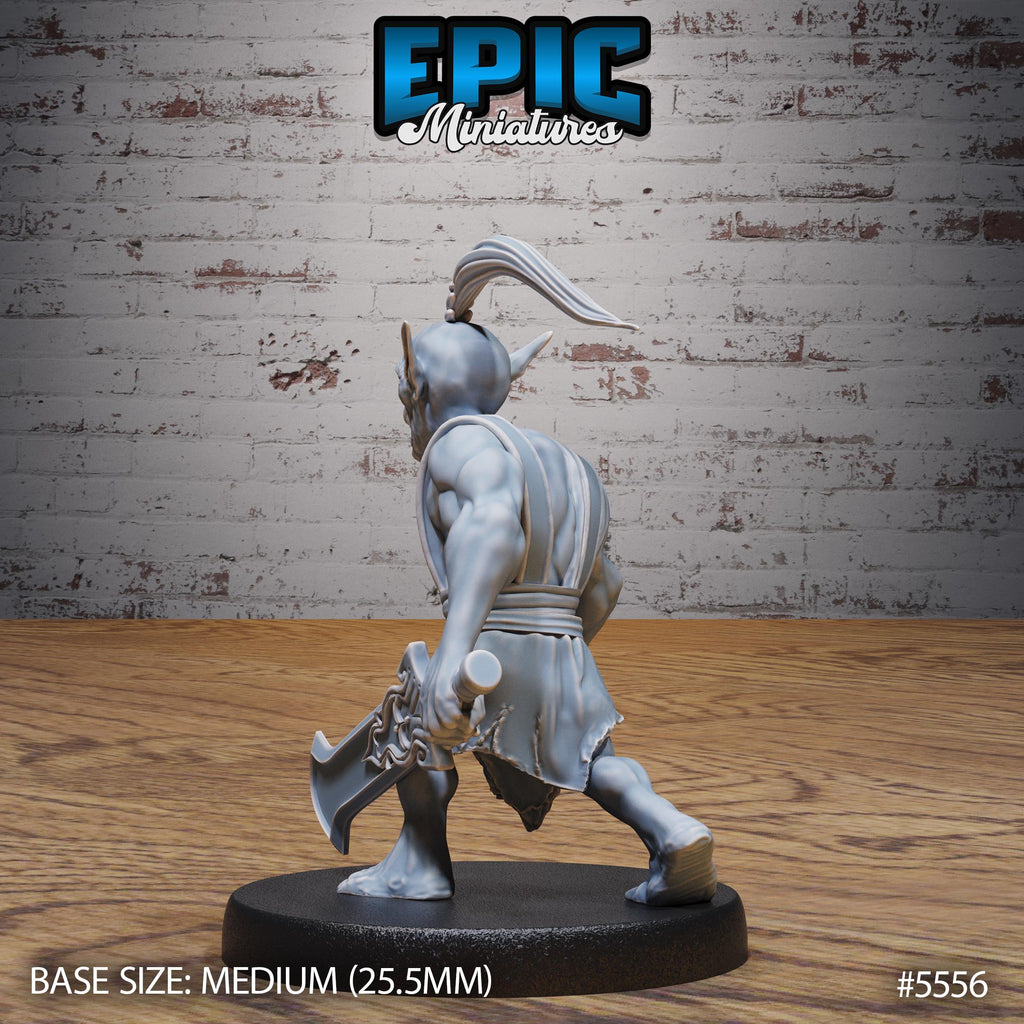 Rage Goblin Option #5556 front DND miniature Monster Frenzy 16k resin