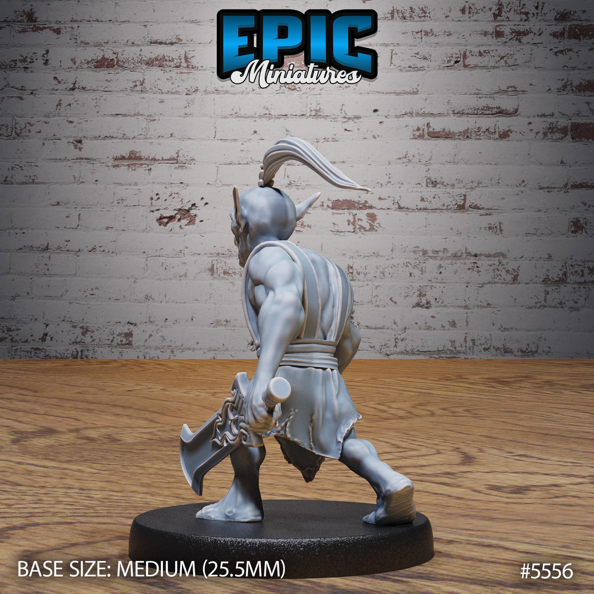 Rage Goblin Option #5556 front DND miniature Monster Frenzy 16k resin