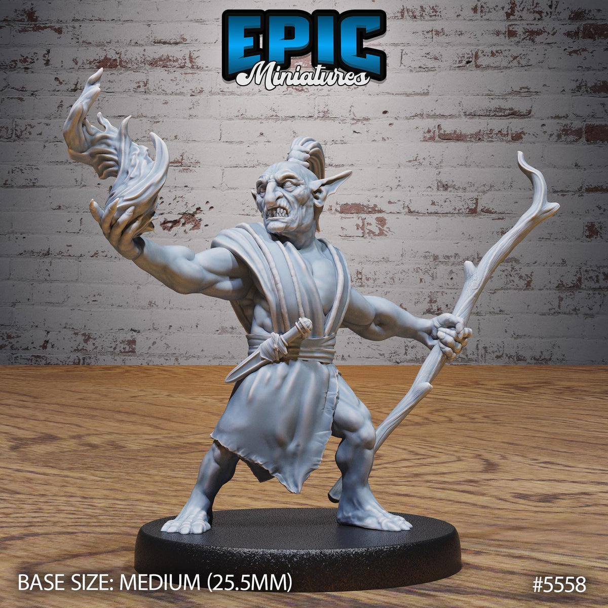 Rage Goblin Option #5557 back DND miniature Monster Frenzy 16k resin
