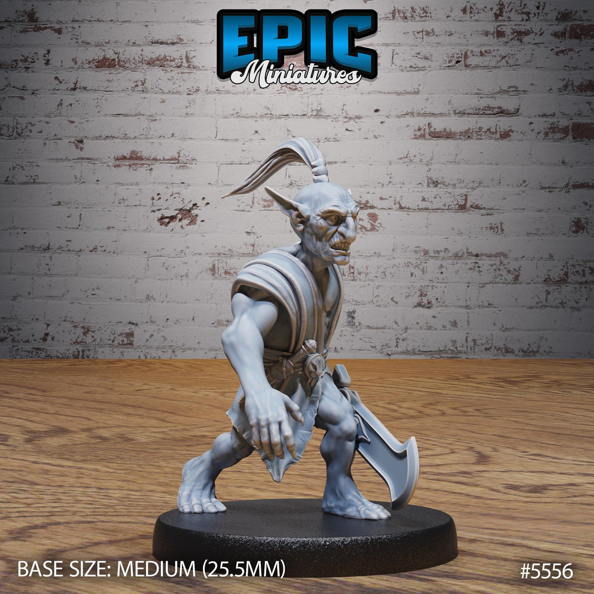 Rage Goblin Option #5558 back DND miniature Monster Frenzy 16k resin