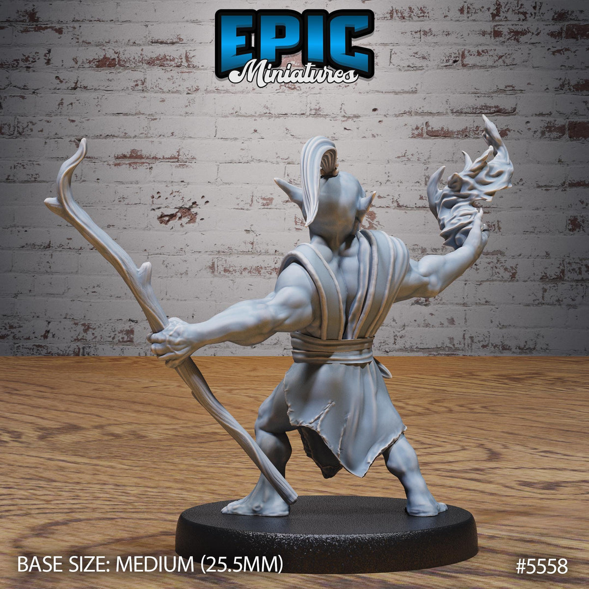 Rage Goblin Option #5558 front DND miniature Monster Frenzy 16k resin