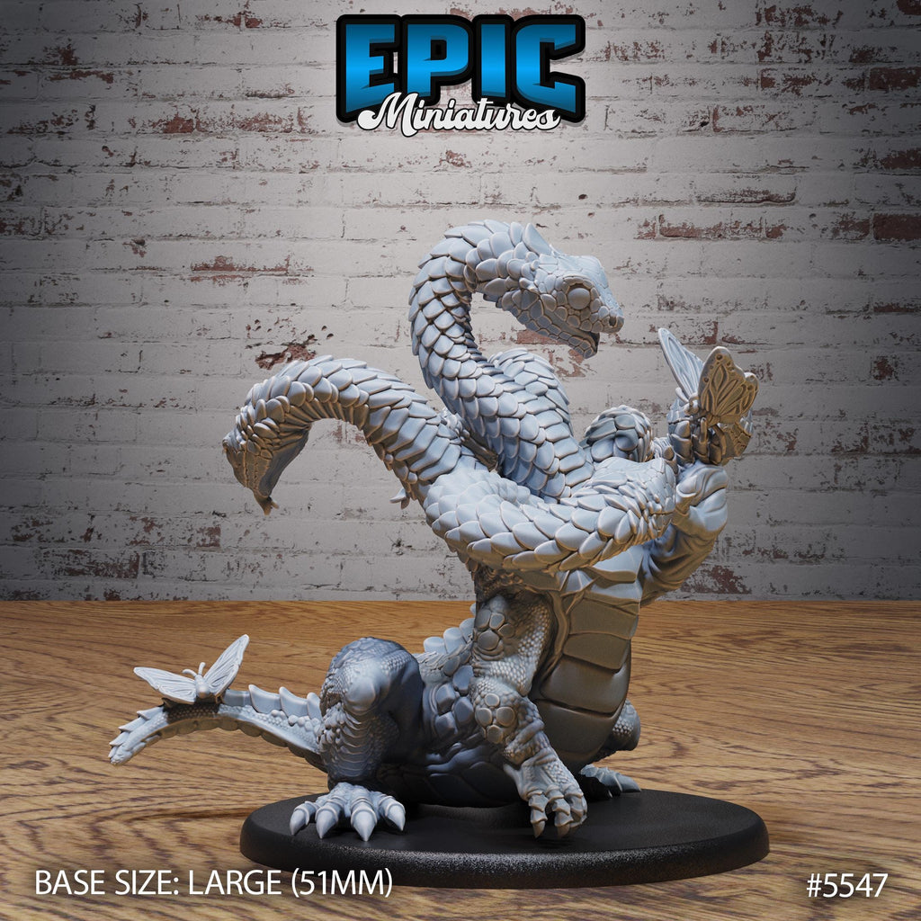 Baby Hydra Option #5547 front DND miniature Monster Frenzy 16k resin