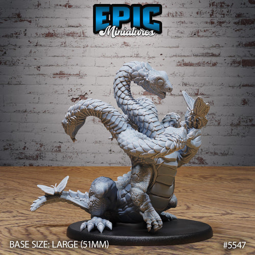 Baby Hydra Option #5547 front DND miniature Monster Frenzy 16k resin