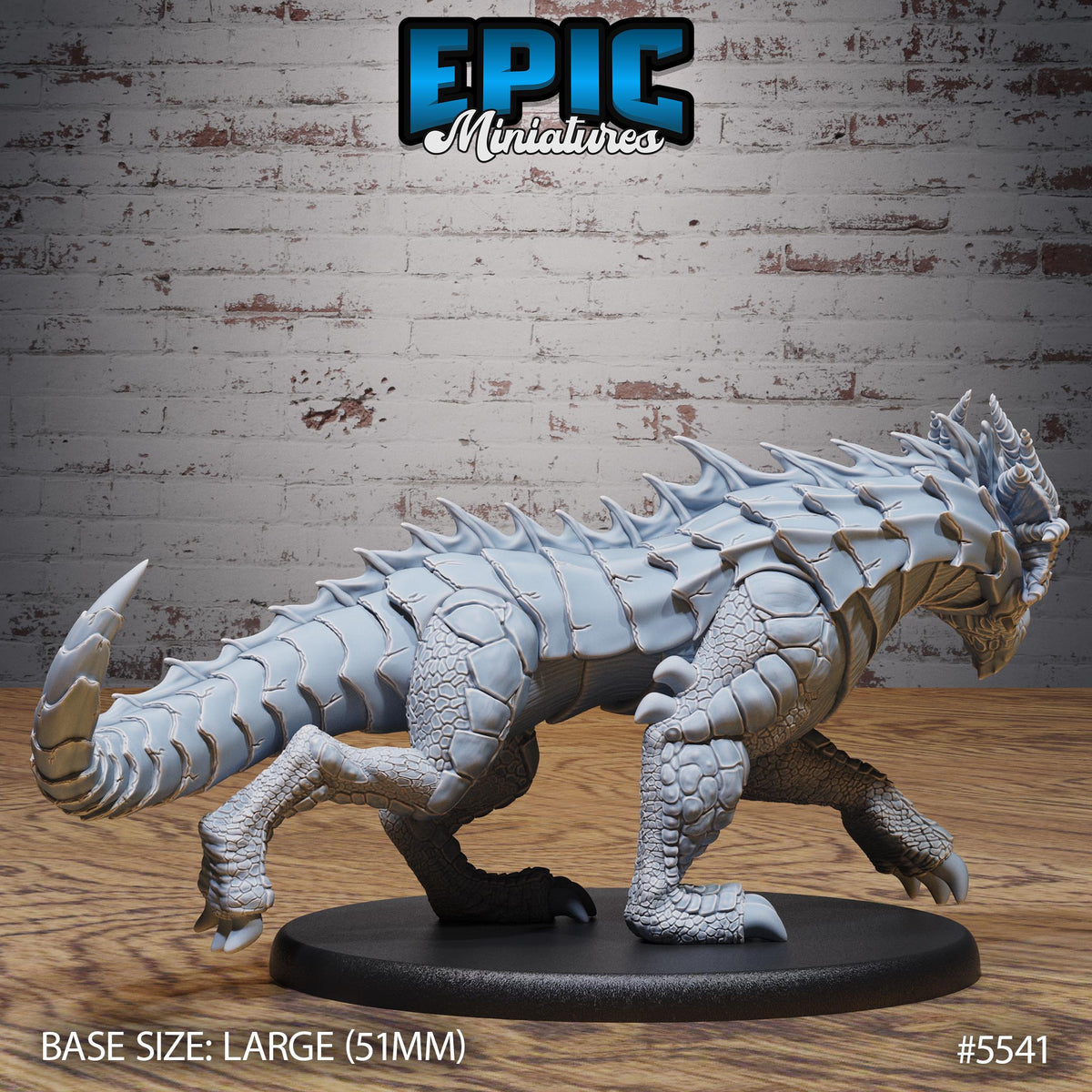 Ambush Drake Option #5541 back DND miniature Monster Frenzy 16k resin