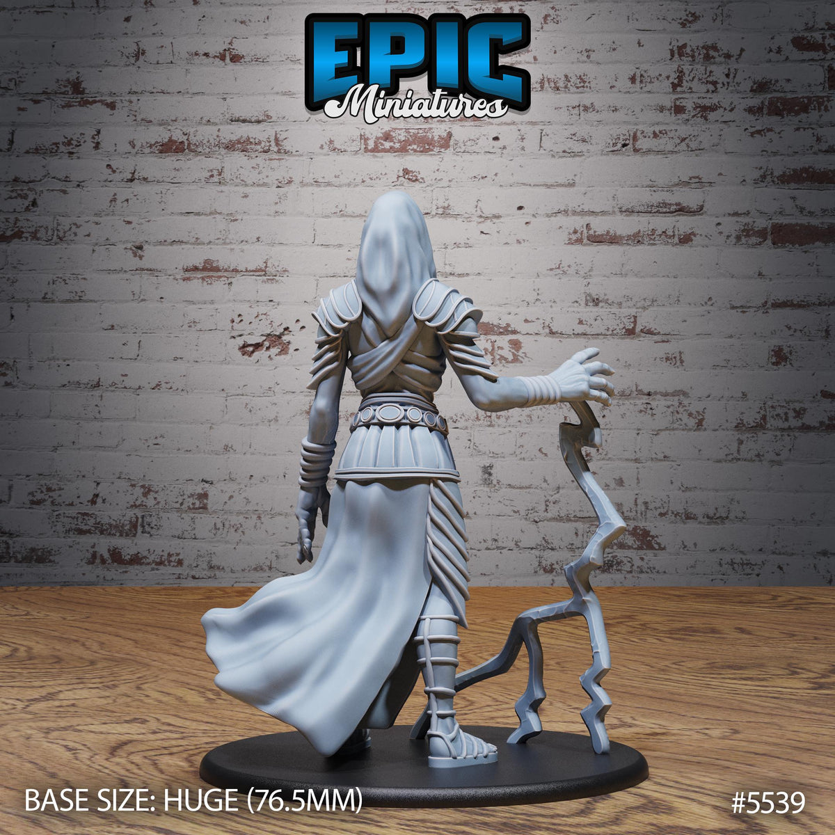 Storm Giantess Option #5539 front DND miniature Monster Frenzy 16k resin