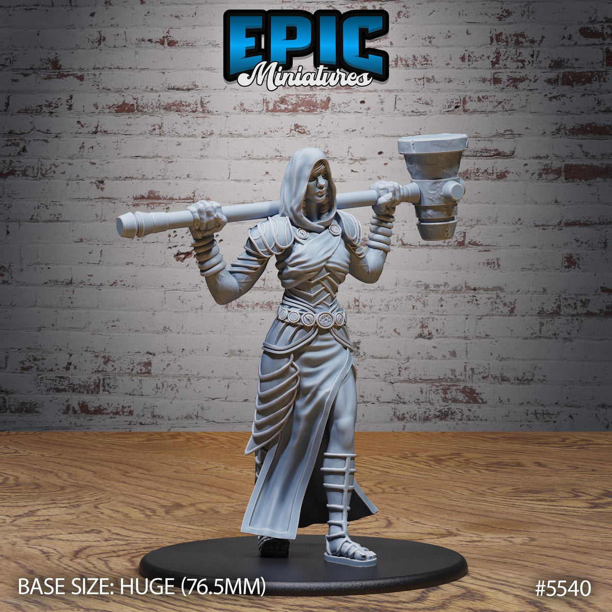Storm Giantess Option #5539 back DND miniature Monster Frenzy 16k resin