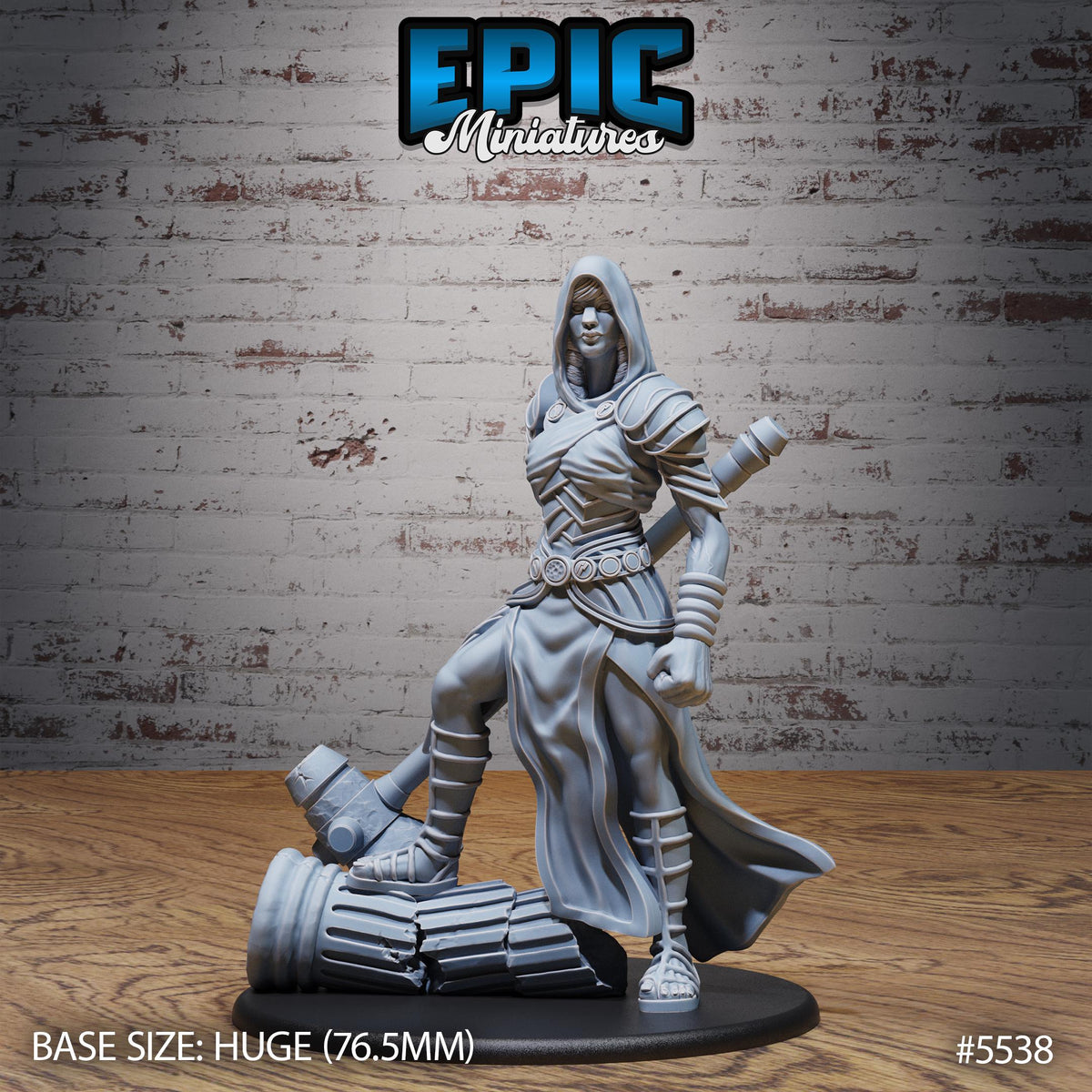 Storm Giantess Option #5540 back DND miniature Monster Frenzy 16k resin