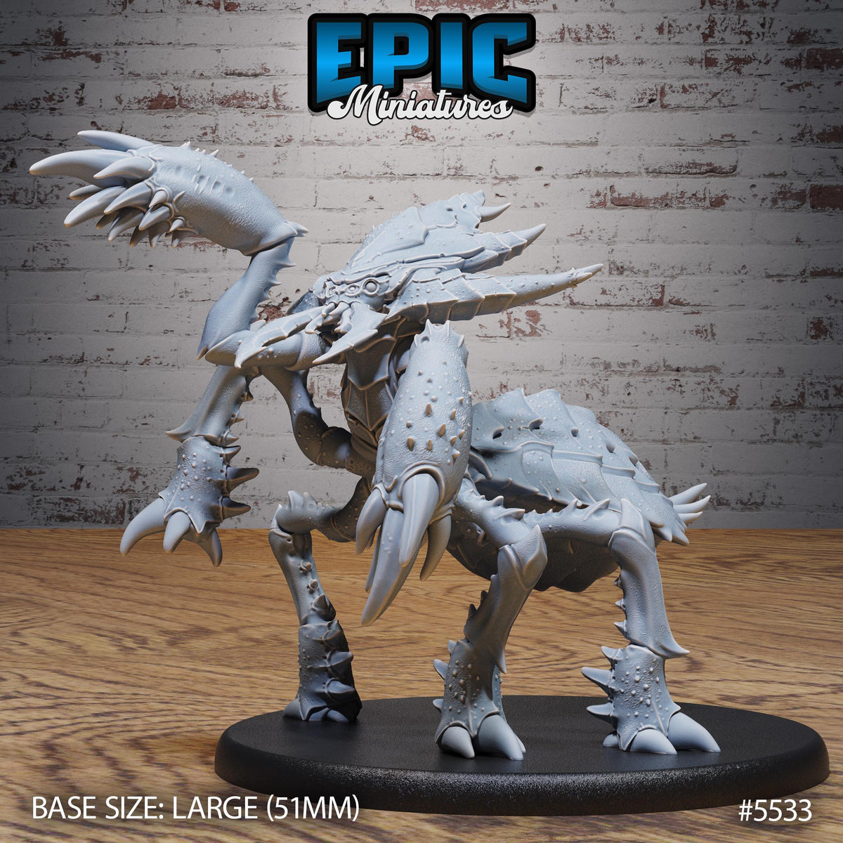 Ankheg Option #5532 back DND miniature Monster Frenzy 16k resin