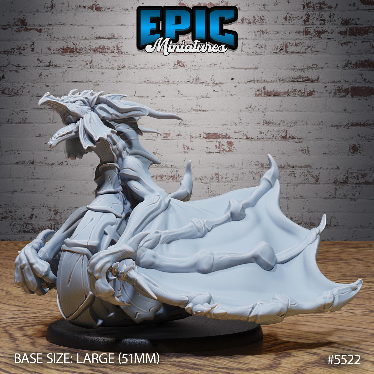 Seahorse Drake of 3 Option #5522 front DND miniature Deep Sea Mysteries 16k resin