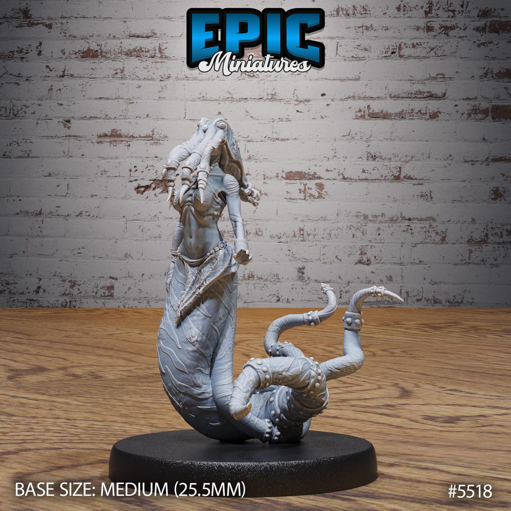 Deepmaid Option #5518 front DND miniature Deep Sea Mysteries 16k resin