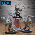 Fish folk Warrior Set of 3 DND miniatures group photo Deep Sea Mysteries