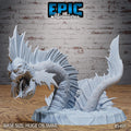 Sea Serpent Monster of 3 Option #5491 front DND miniature Deep Sea Mysteries 16k resin