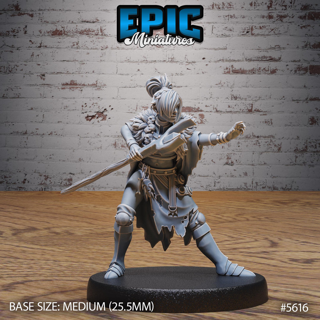 Witch Coven Set of 8 DND Minis | Witch Forest Collection | TTRPG | Witchlight Hourglass Frostmaiden Cthulhu Mork Borg Hag Sorceress Feywild Option #5617 front DND miniature  16k resin