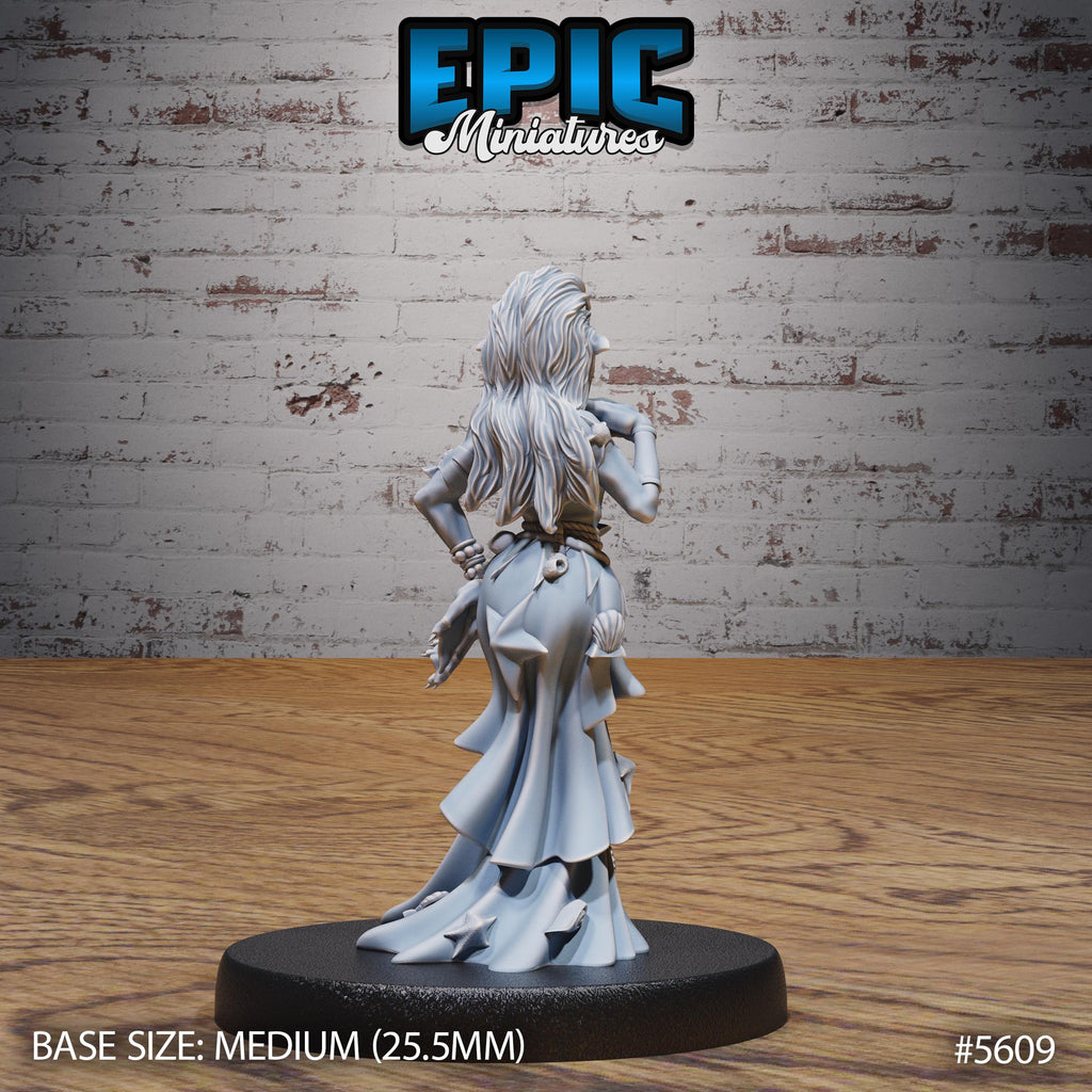 River Hag of 3 Option #5609 back DND miniature Witch Forest 16k resin