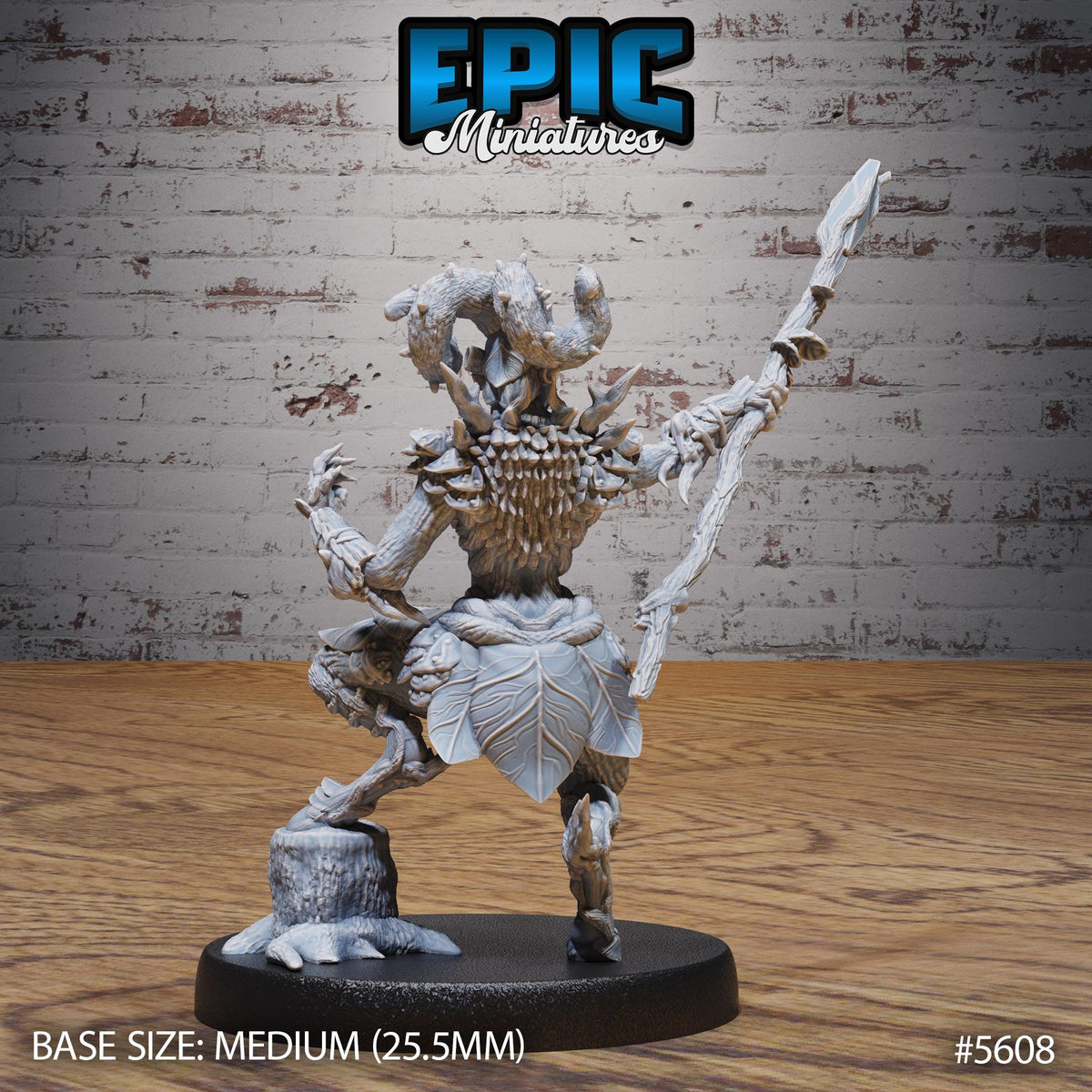 Tree Dryad of 3 Option #5608 back DND miniature Witch Forest 16k resin