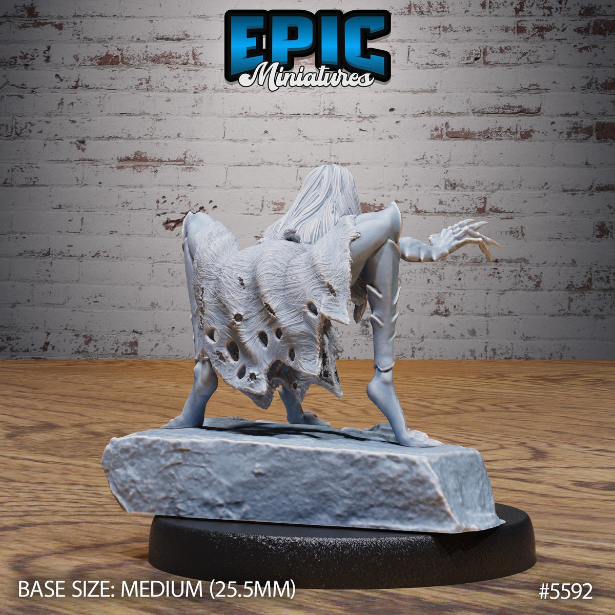 Spider Hag Option #5592 back DND miniature Witch Forest 16k resin