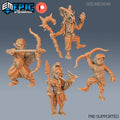 Goblin Set of 8 DND Minis | Monster Rampage Collection | TTRPG | Archer Warrior King Ranger Chult Tomb of Annihilation Wildemount DND miniatures group photo