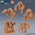 Umber Hulk Set of 5 DND Minis | Monster Rampage Collection | TTRPG | Chult Tomb of Annihilation Wildemount Out of the Abyss DND miniatures group photo
