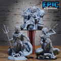 Lord Dagon Avatar of 3 DND miniatures group photo Deep Sea Mysteries