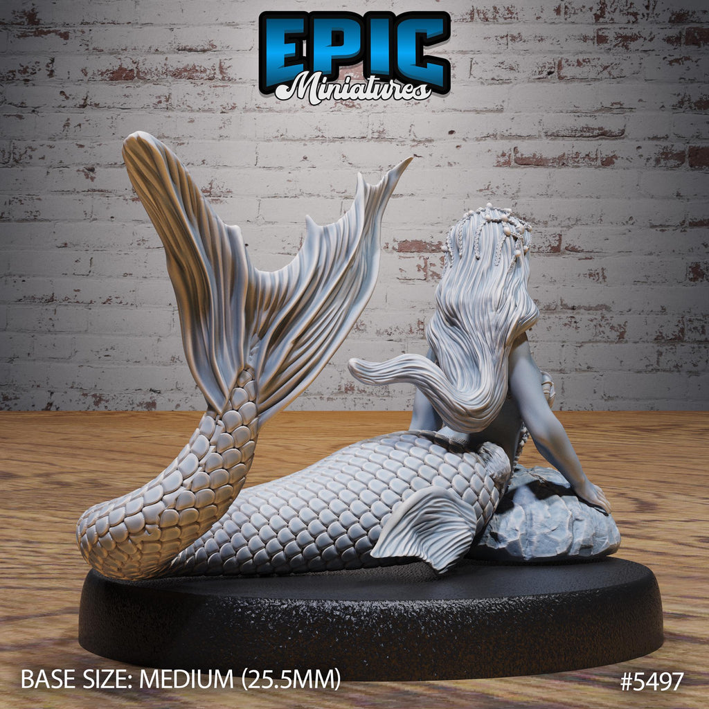 Mermaid of 3 Option #5497 back DND miniature Deep Sea Mysteries 16k resin