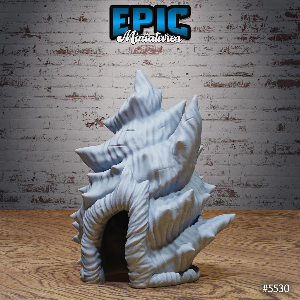 Underwater Scatter Terrain Option #5530 (8) front DND miniature Deep Sea Mysteries 16k resin