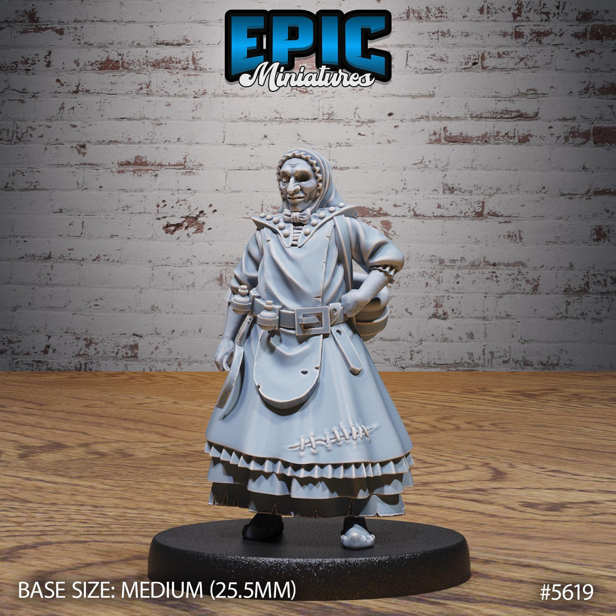 Witch Coven Set of 8 DND Minis | Witch Forest Collection | TTRPG | Witchlight Hourglass Frostmaiden Cthulhu Mork Borg Hag Sorceress Feywild Option #5620 front DND miniature  16k resin