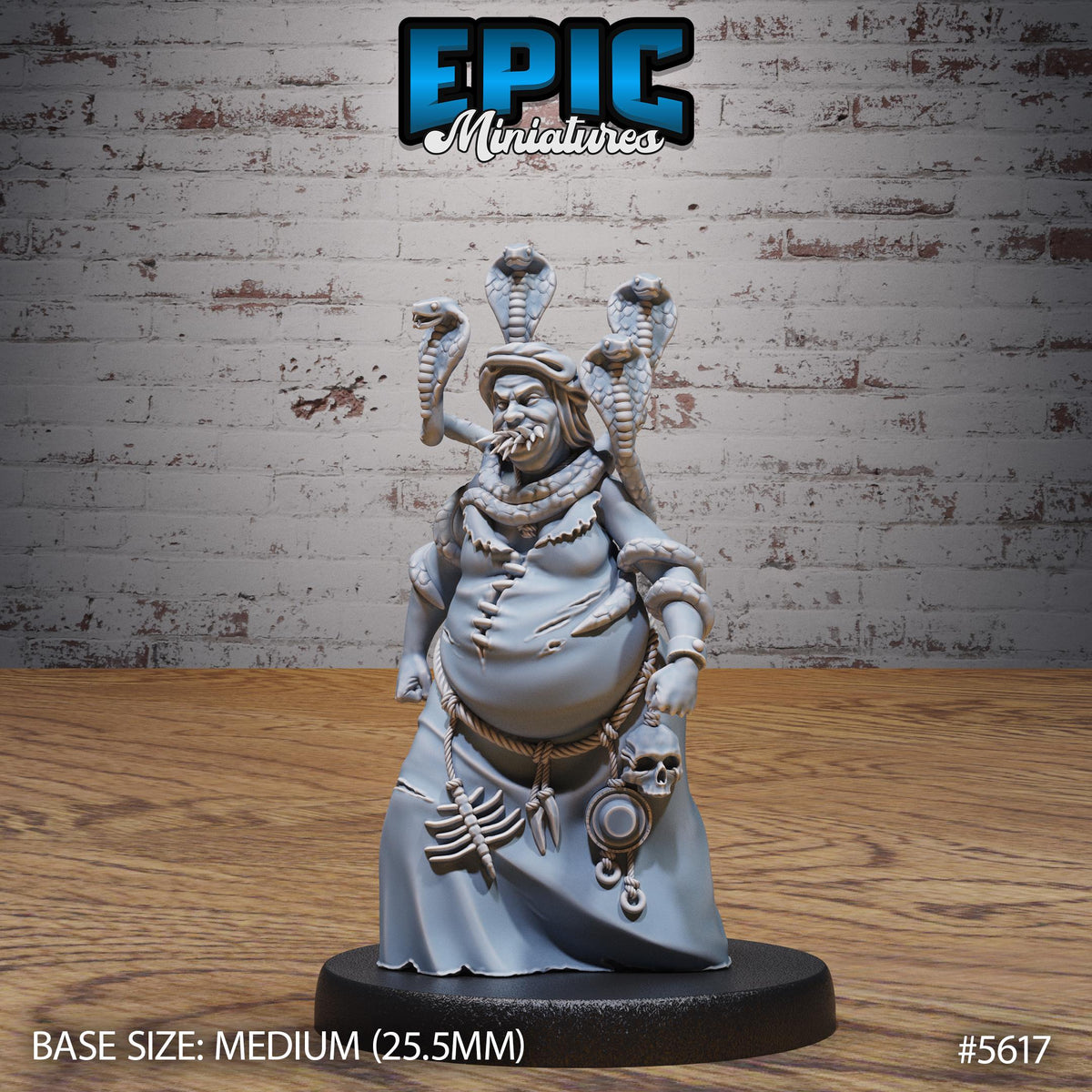 Witch Coven Set of 8 DND Minis | Witch Forest Collection | TTRPG | Witchlight Hourglass Frostmaiden Cthulhu Mork Borg Hag Sorceress Feywild Option #5618 front DND miniature  16k resin