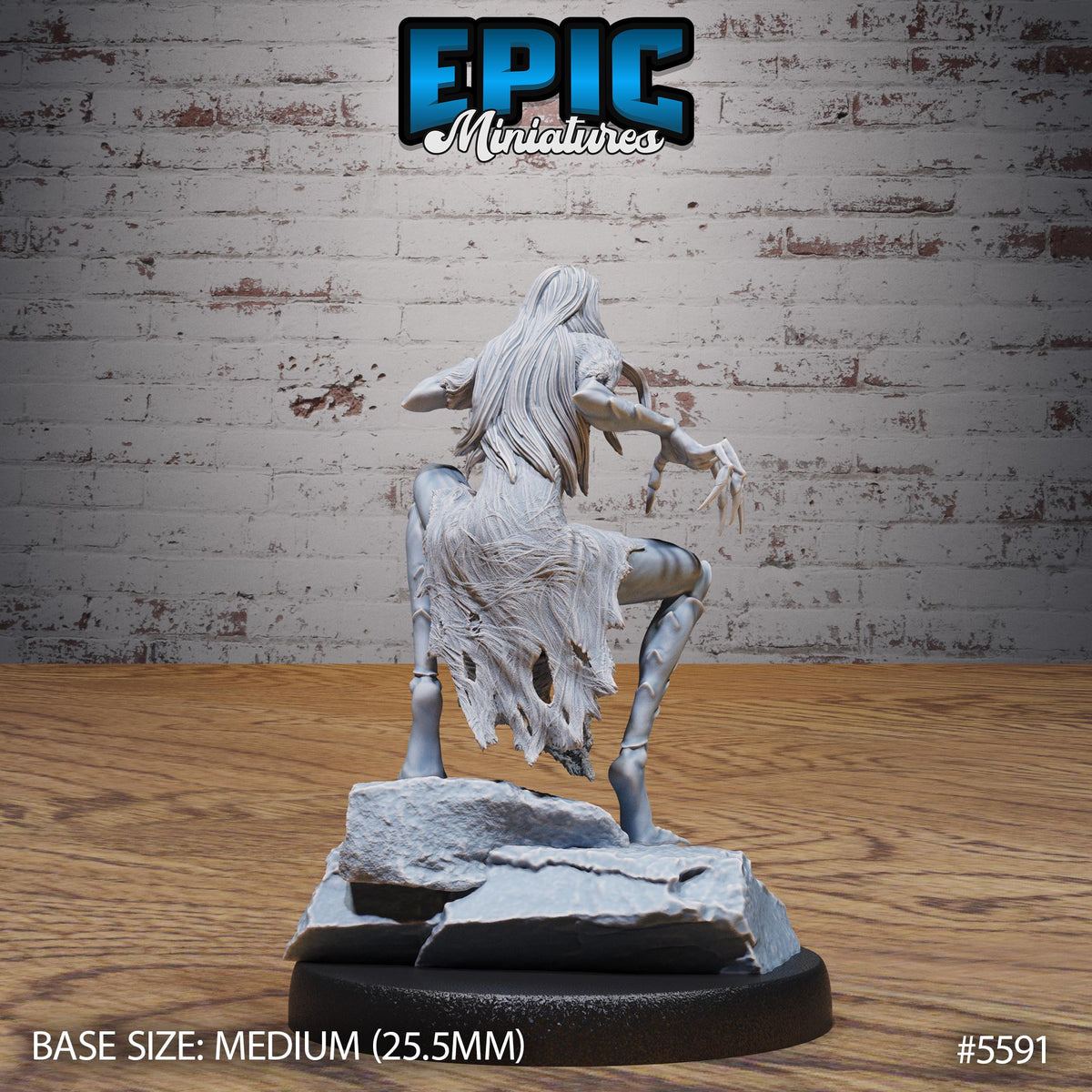 Spider Hag Option #5591 back DND miniature Witch Forest 16k resin