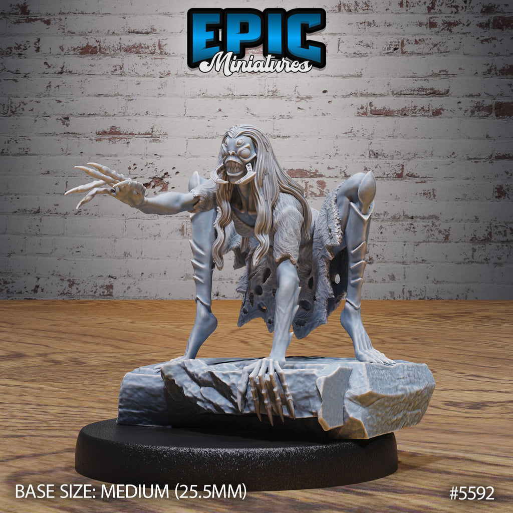 Spider Hag Option #5592 front DND miniature Witch Forest 16k resin