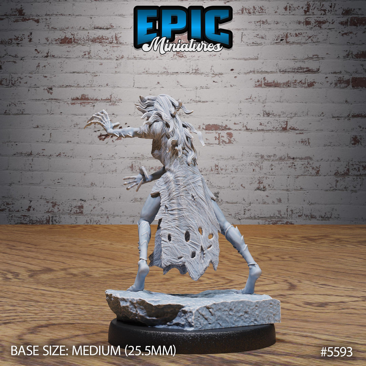 Spider Hag Option #5593 back DND miniature Witch Forest 16k resin