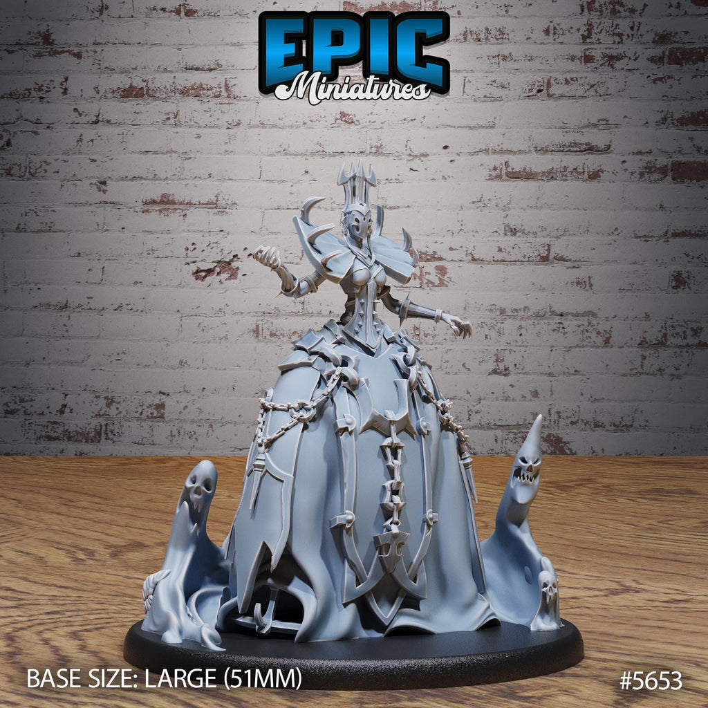 Construct Queen Option #5653 front DND miniature Mechanus Clockwork 16k resin