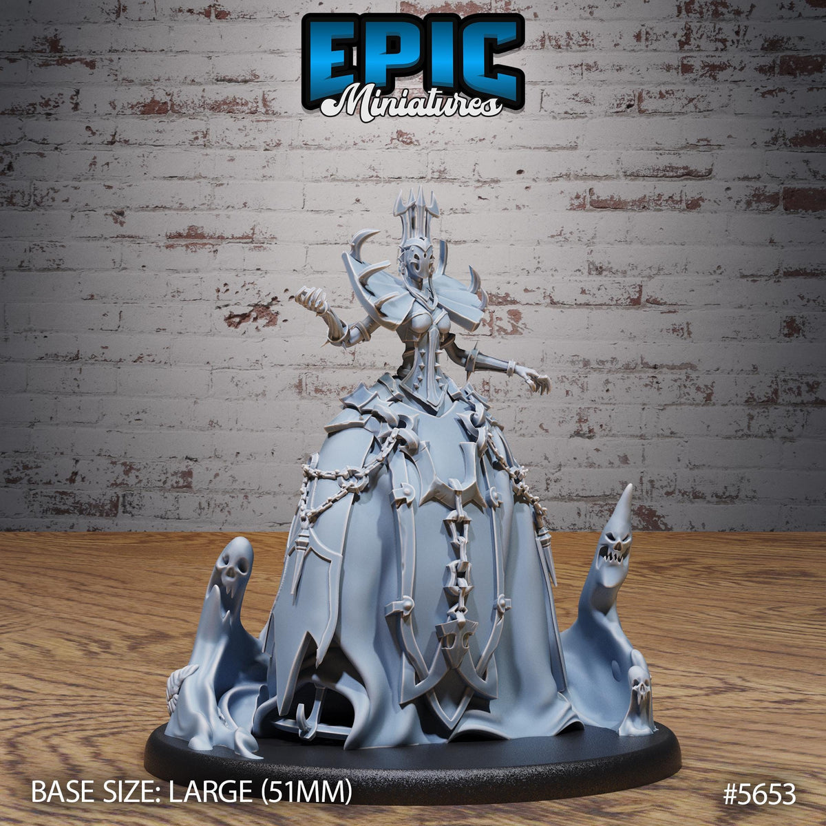 Construct Queen Option #5653 front DND miniature Mechanus Clockwork 16k resin
