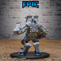 Artificer Gnoll Option #5644 front DND miniature Mechanus Clockwork 16k resin