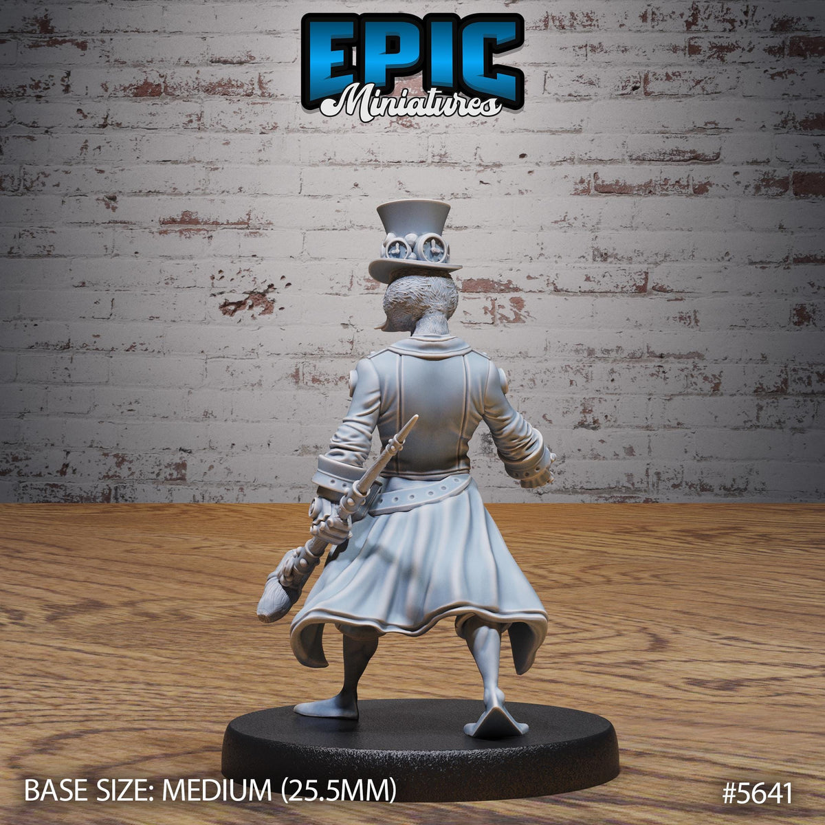 Sir Gooselot Option #5641 back DND miniature Mechanus Clockwork 16k resin
