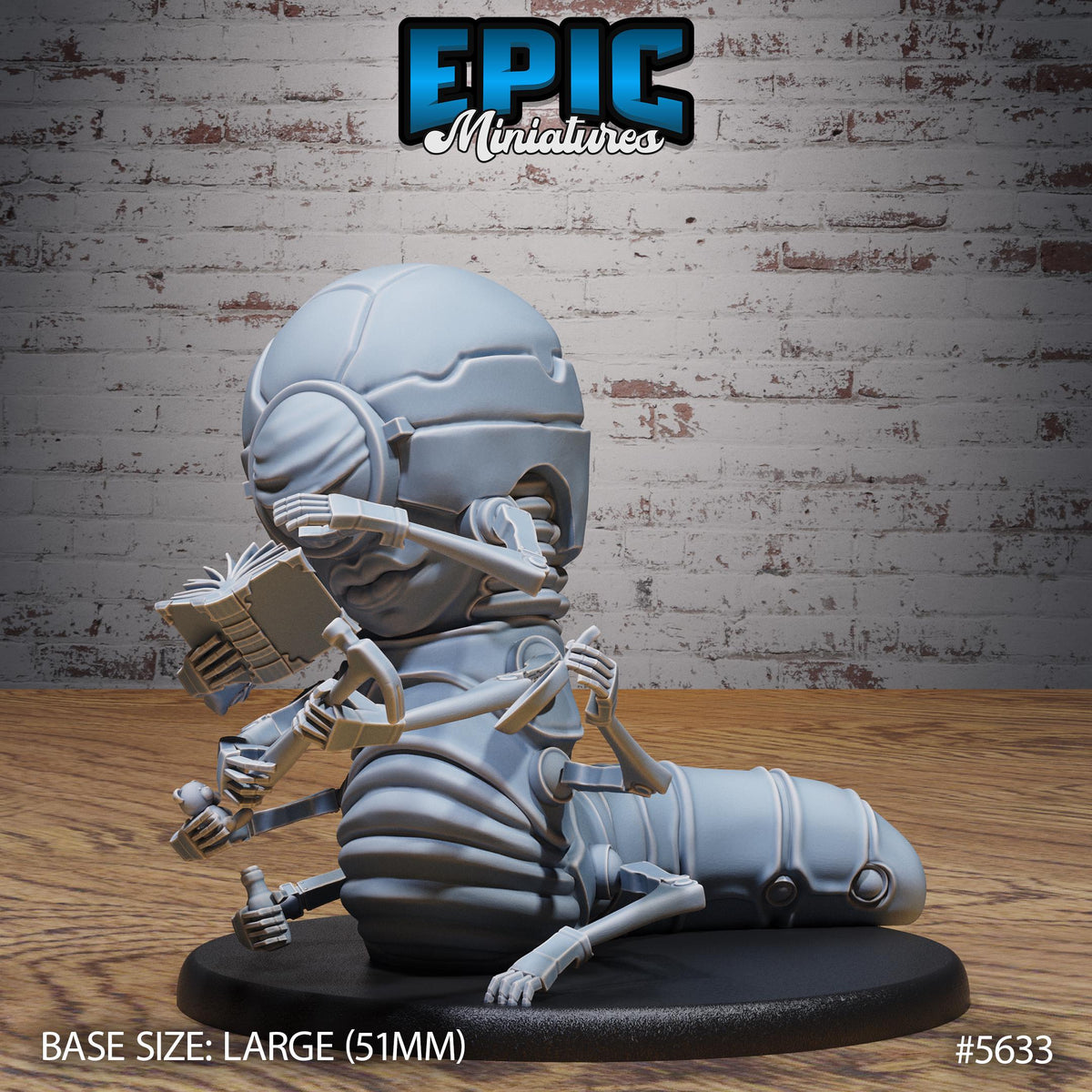 Tertian Nonaton Decaton Pentadrone Option #5632 back DND miniature Mechanus Clockwork 16k resin