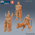 Corrupt King Set of 3 DND Minis | Last Rebellion Collection | TTRPG | Waterdeep Exandria Tiamat Curse Strahd Throne DND miniatures group photo