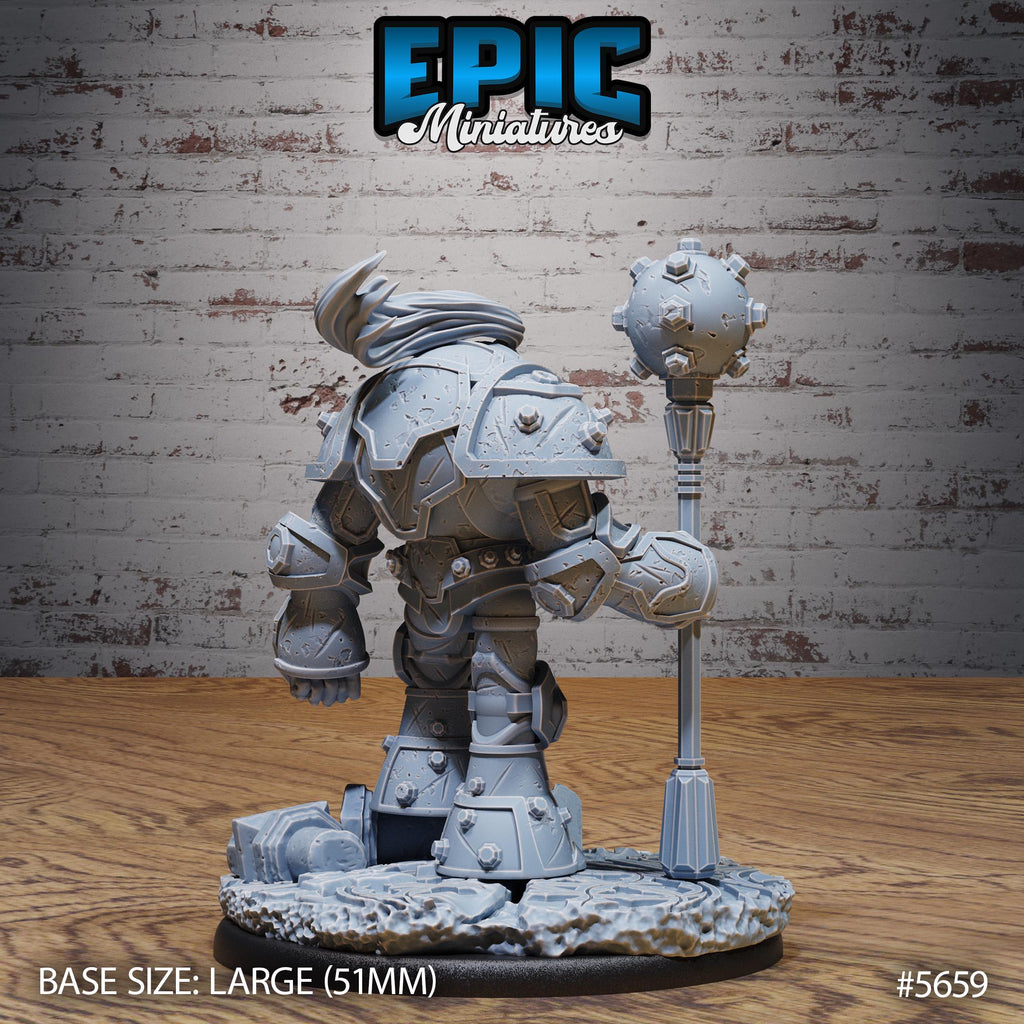 Queens Knight Option #5659 back DND miniature Mechanus Clockwork 16k resin
