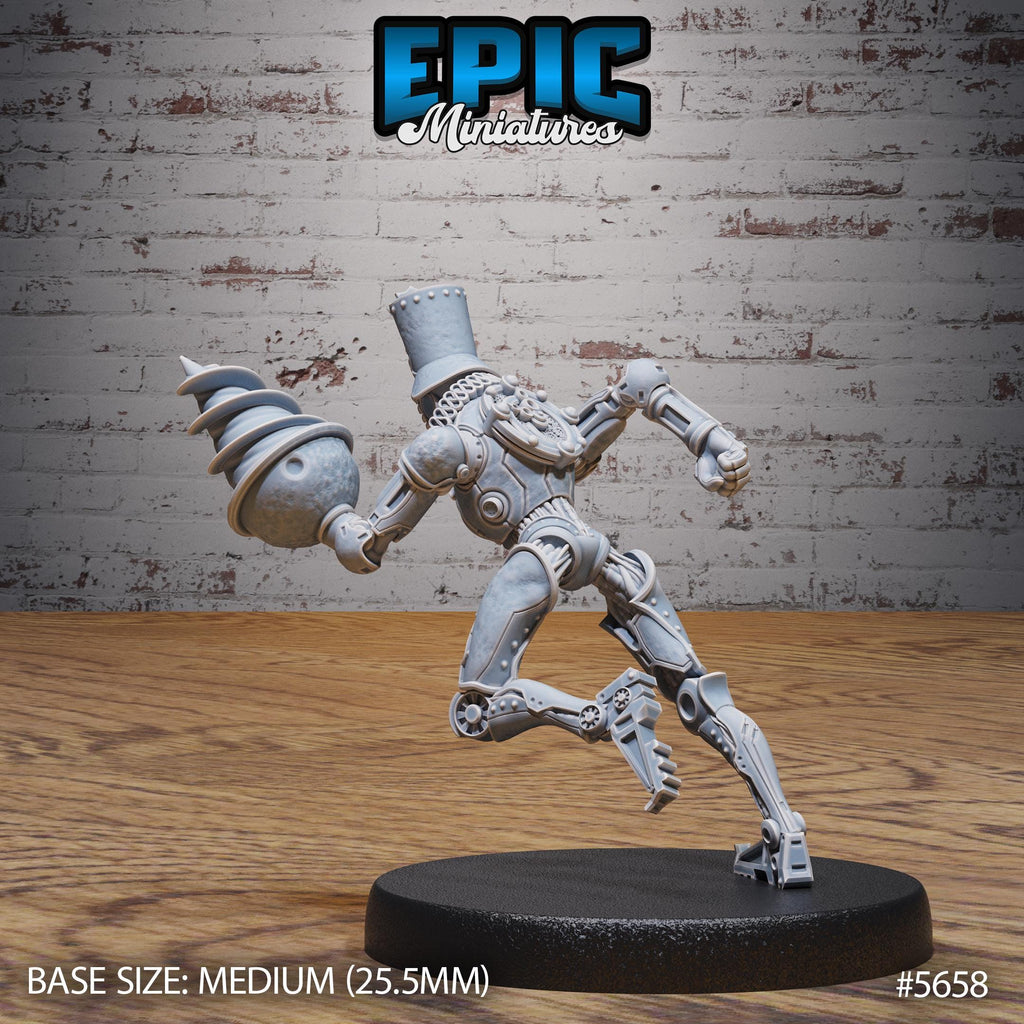 Automaton Guard Option #5658 back DND miniature Mechanus Clockwork 16k resin