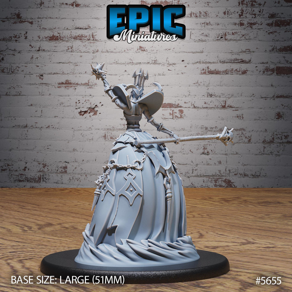 Construct Queen Option #5655 back DND miniature Mechanus Clockwork 16k resin