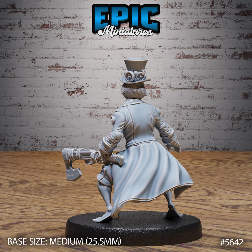 Sir Gooselot Option #5642 back DND miniature Mechanus Clockwork 16k resin