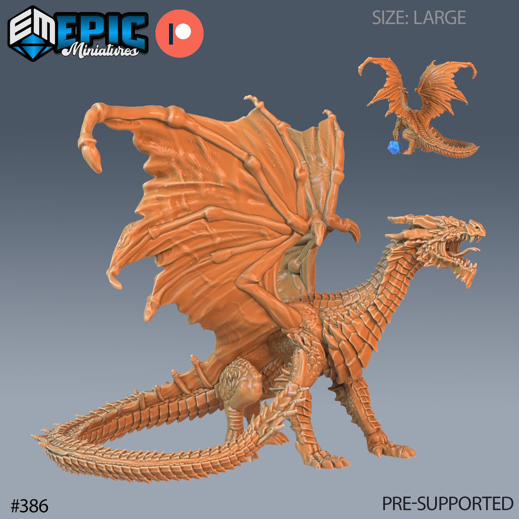Yellow Dragon Set of 3 DND Minis | Last Rebellion Collection | TTRPG | Waterdeep Exandria Tiamat Curse Strahd Option #386 front DND miniature  16k resin
