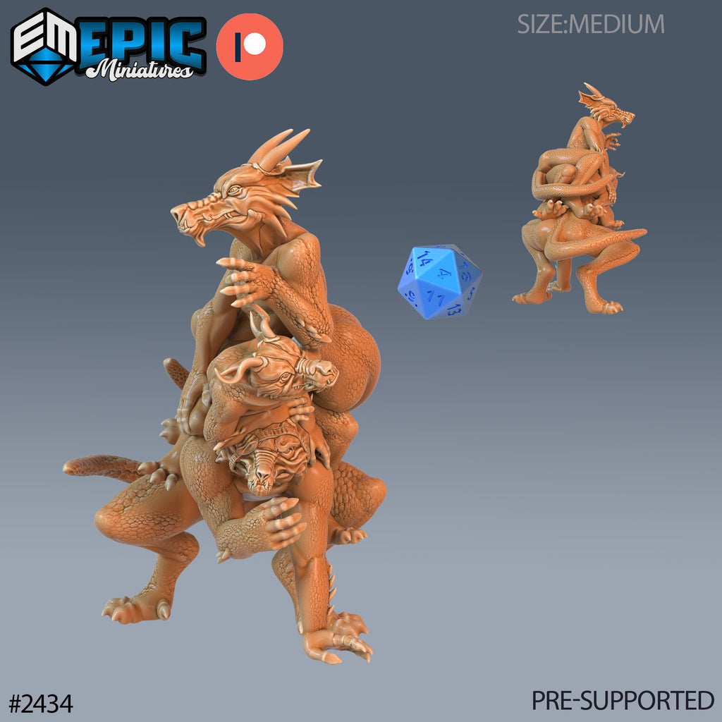 Winter Kobold Option #2434 (2) front DND miniature Ancient Cold 16k resin