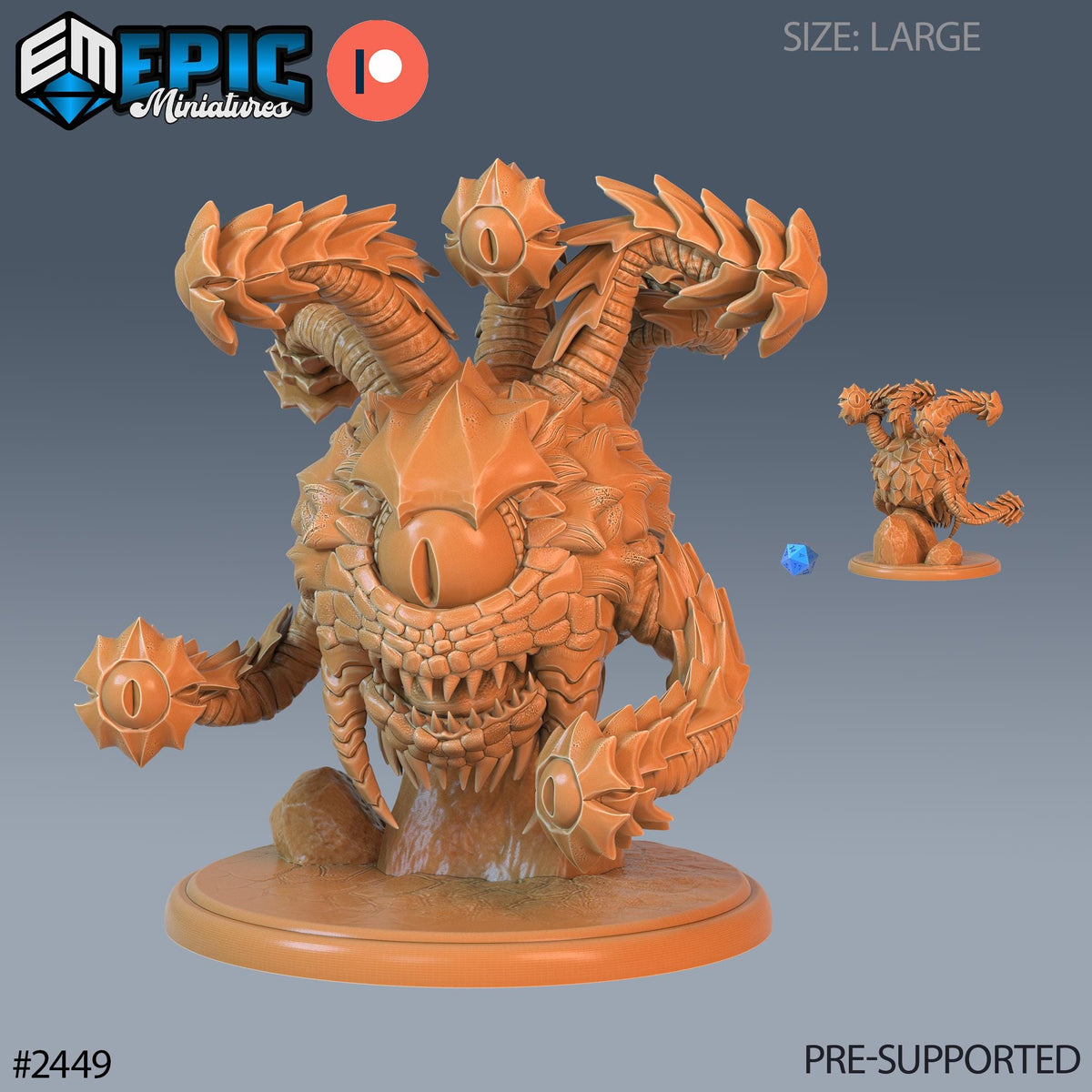 Frost Eye Tyrant DND miniatures group photo Ancient Cold